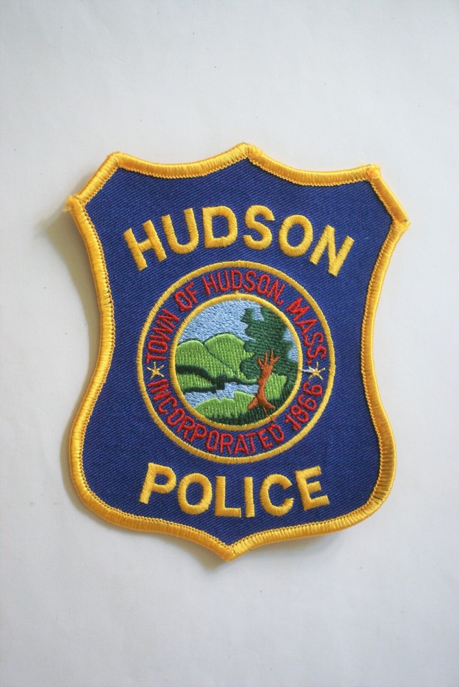 Hudson Police patch, Massachusetts