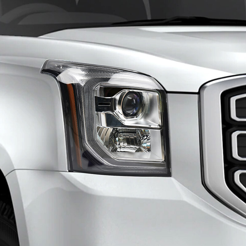 For 2015-2020 GMC Yukon Halogen Projector Headlight Headlamp Passenger Right RH