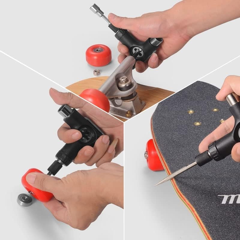 Essential Multi-Function Skate Tool - 10-in-1 Design for Skateboarding & More