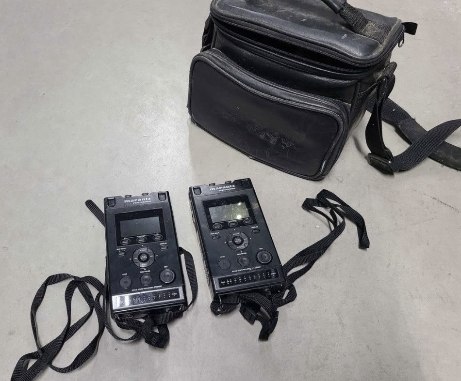 Tested! (2) Marantz PMD661 Professional Solid State Audio Field Recorders + Bag