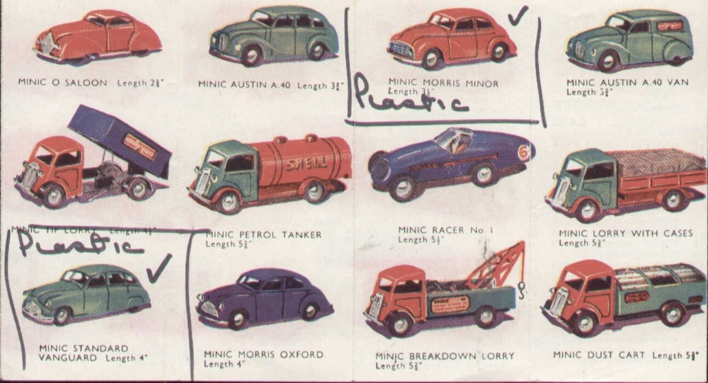 catalog Tri-ang-MINIC 1960s CLOCKWORK SCALE MODELS - LINES BROS Ltd E aa