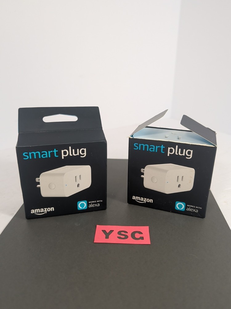 (1) New Amazon Smart Plug White + (1) Open Box Lot