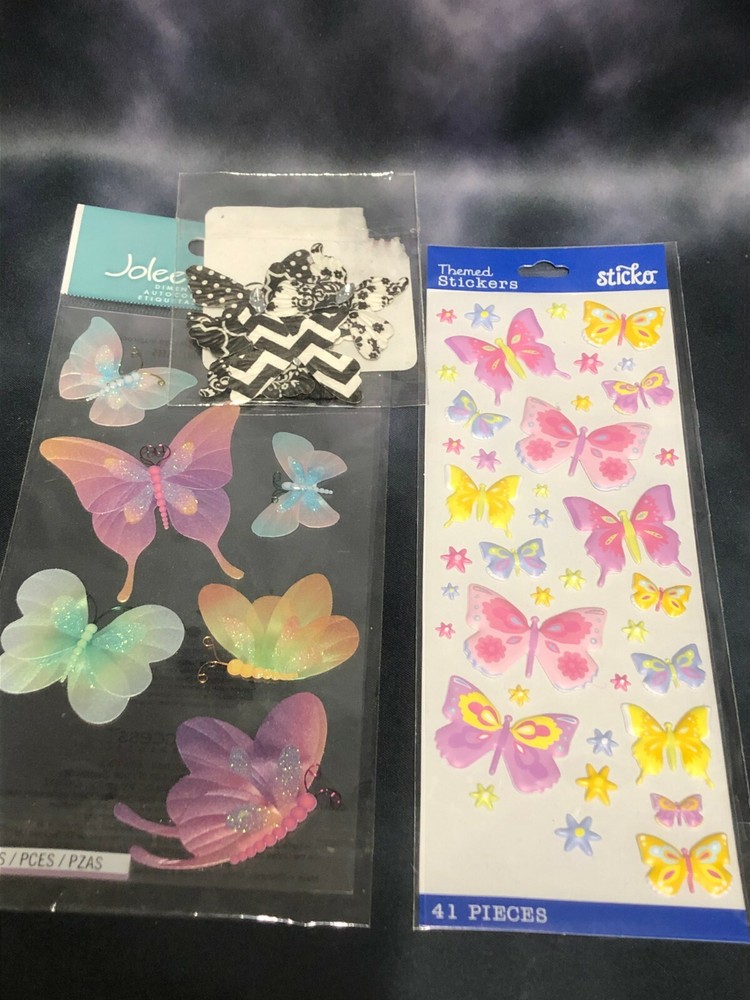 Fun Mix Stickers Bows Butterfly