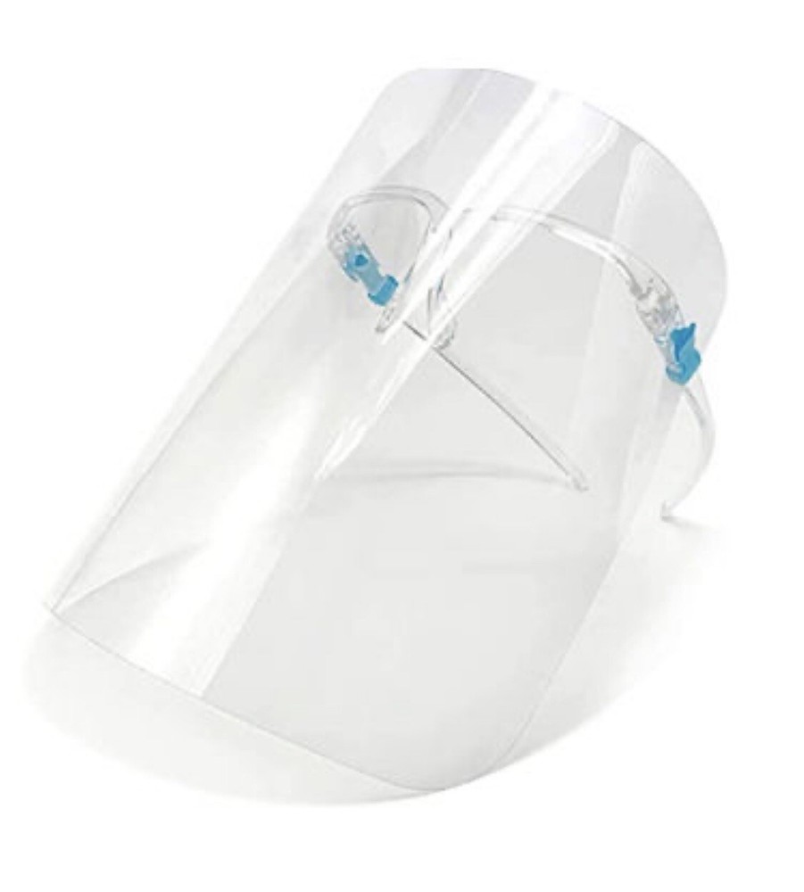 FACE SHIELD MASK • PERSONALIZED WITH MONOGRAM DECAL • CUSTOM & MADE TO ORDER