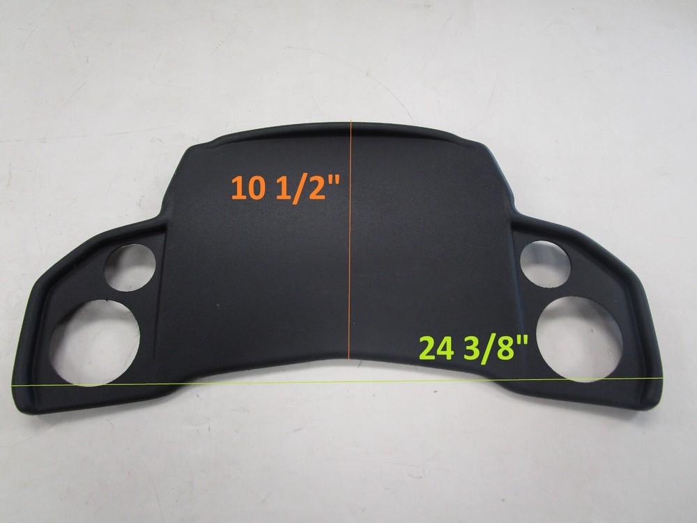 RANGER (2019) BLANK UPPER DASH CONSOLE PANEL STARBOARD BLACK 322545 BOAT