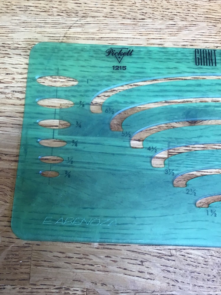Pickett Drafting Template 1215. Ellipse