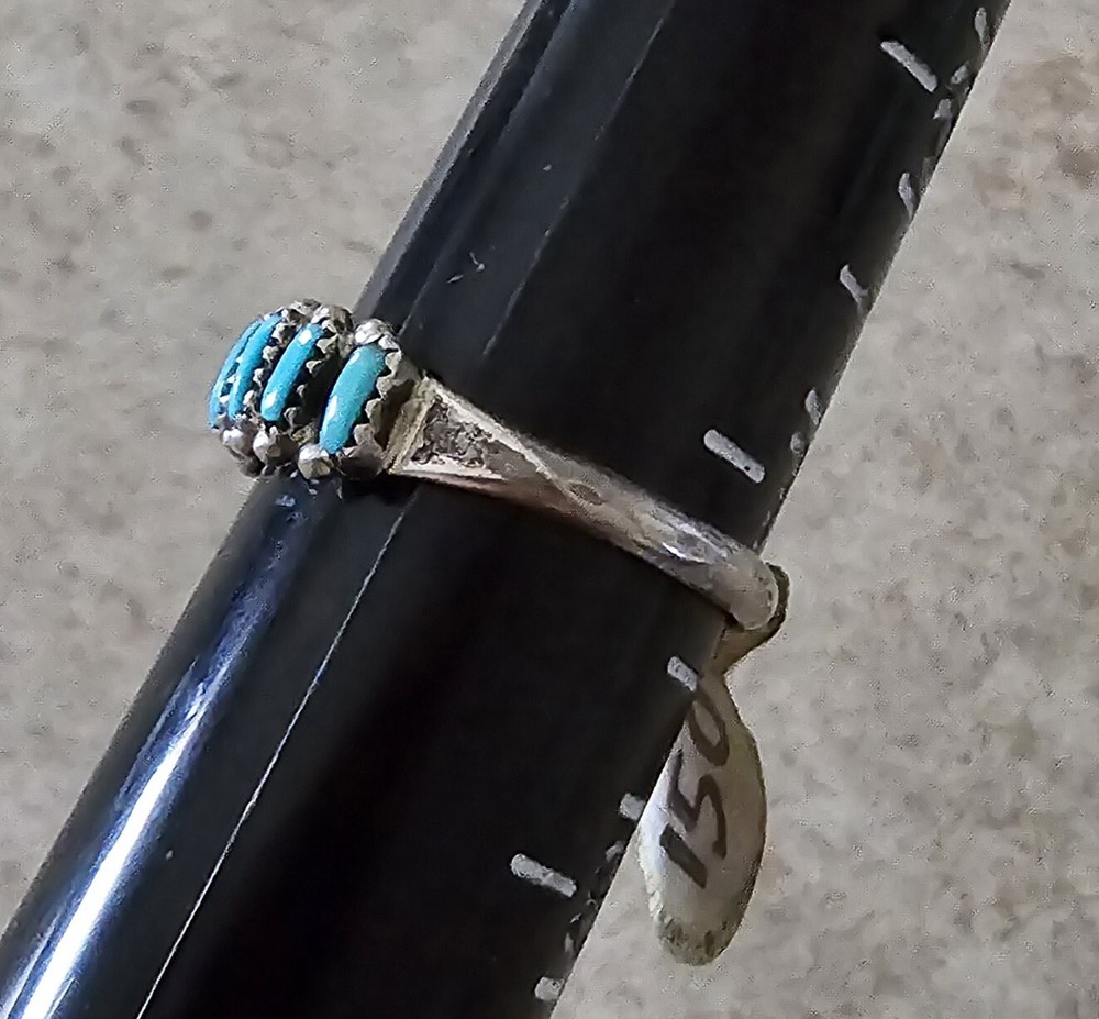 Native American Zuni Turquoise Ring Size 7.25 NWT