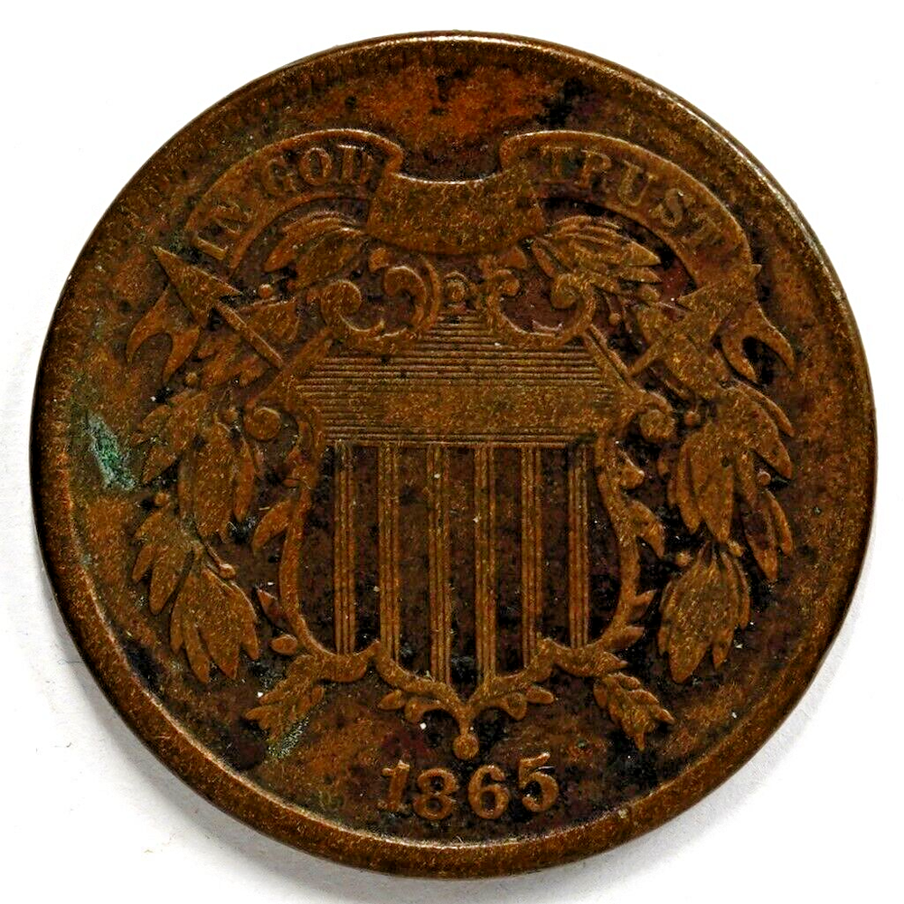 1865 2 Cent Piece