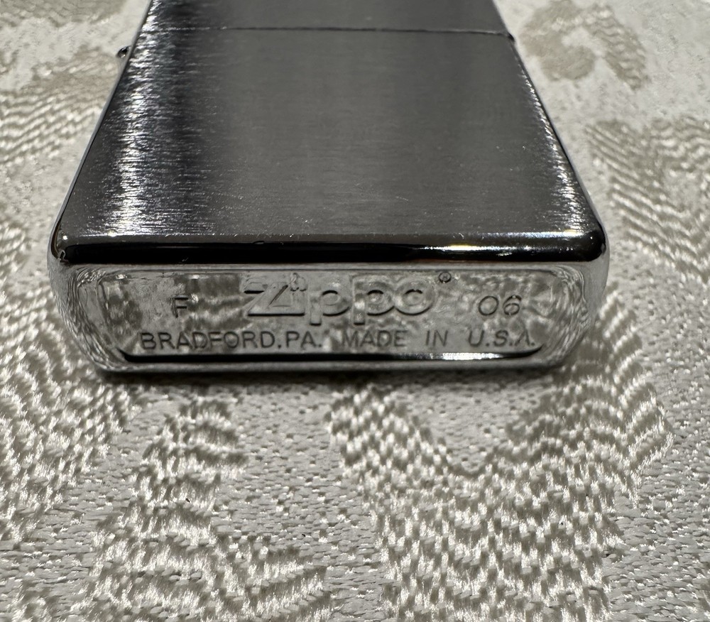 zippo lighter F 06. Good Condition