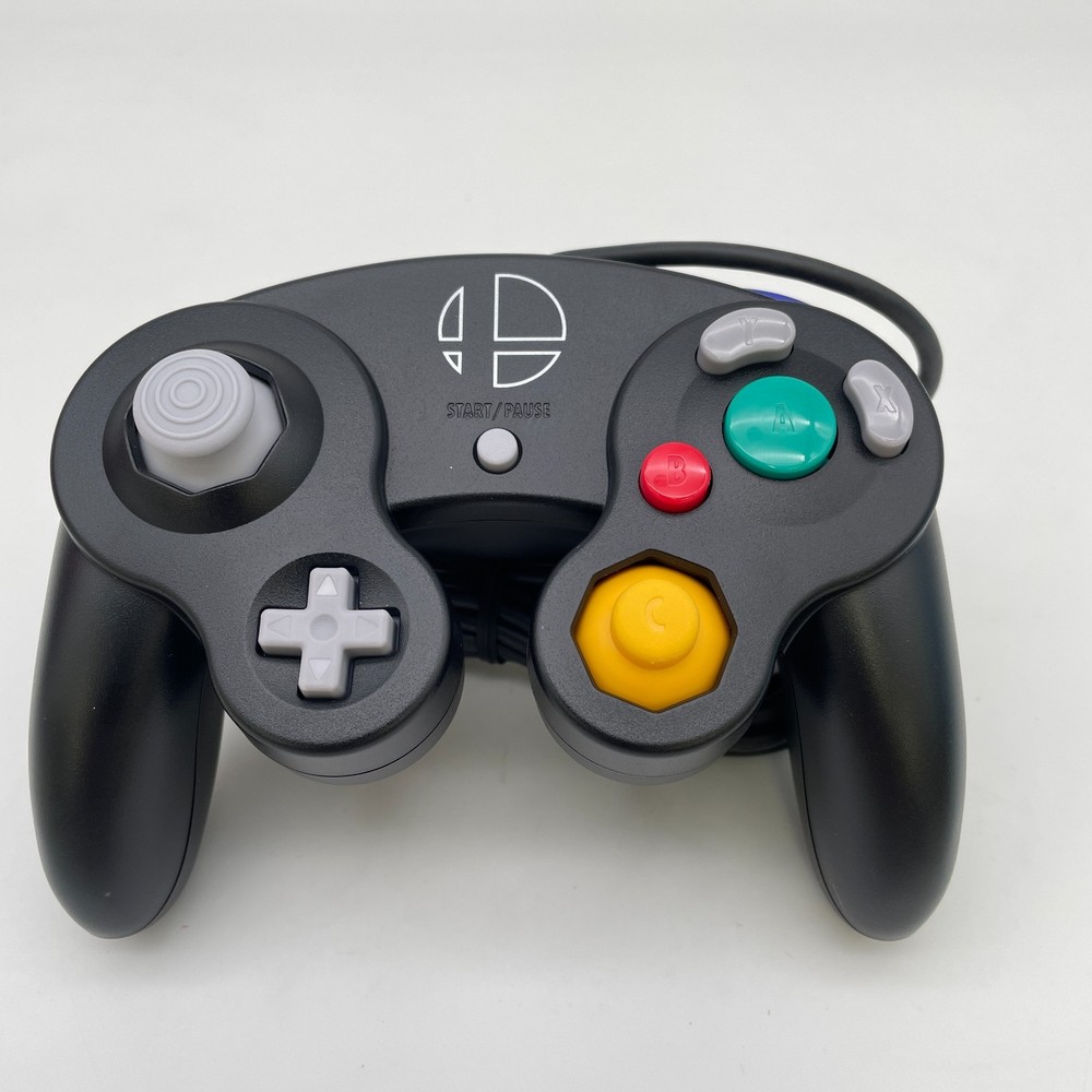 Nintendo Official Game Cube Controller Super Smash Bros Black Ultimate Switch
