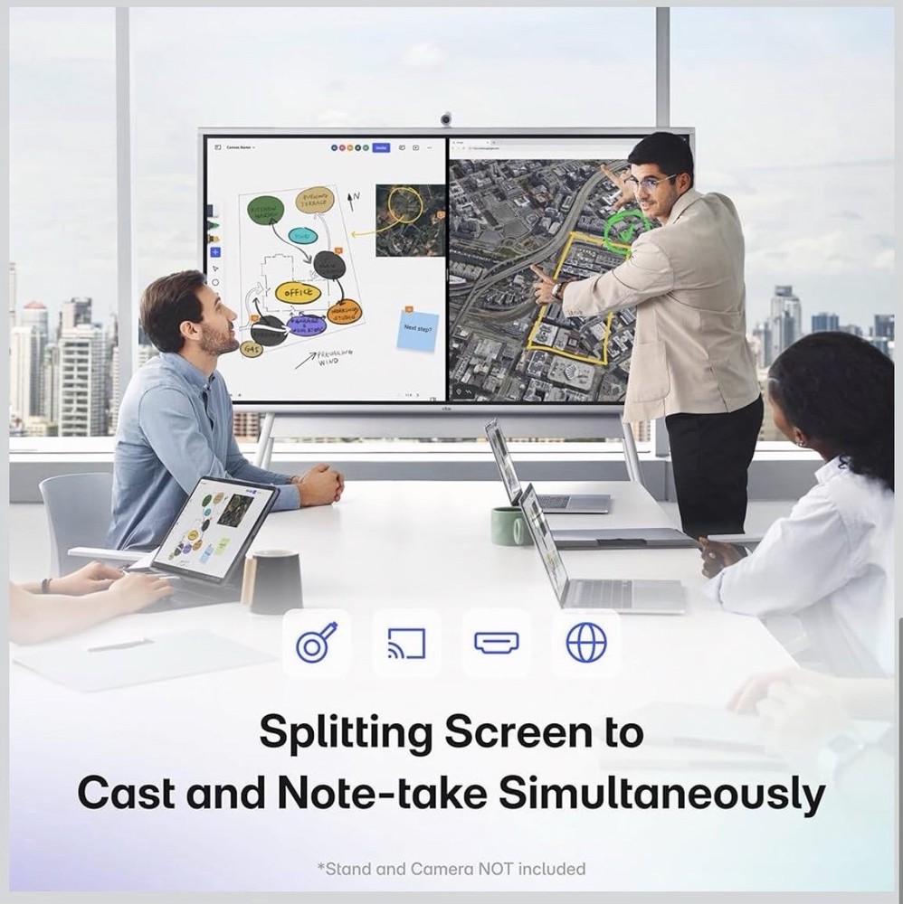 Vibe Interactive Smartboard Digital Display with Stand & Integrated Apps