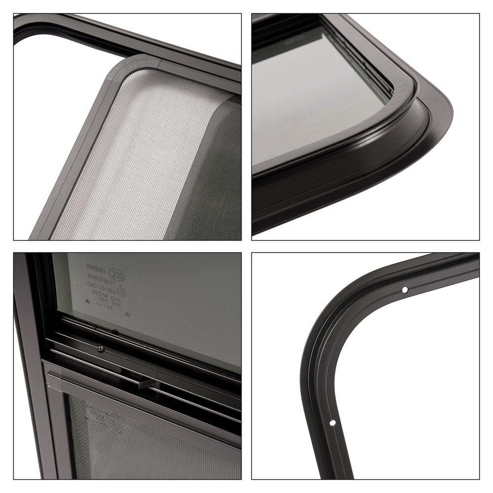 18" W X 40" H Vertical Slider RV Tined Window w/Screen For RV Camper Trailer