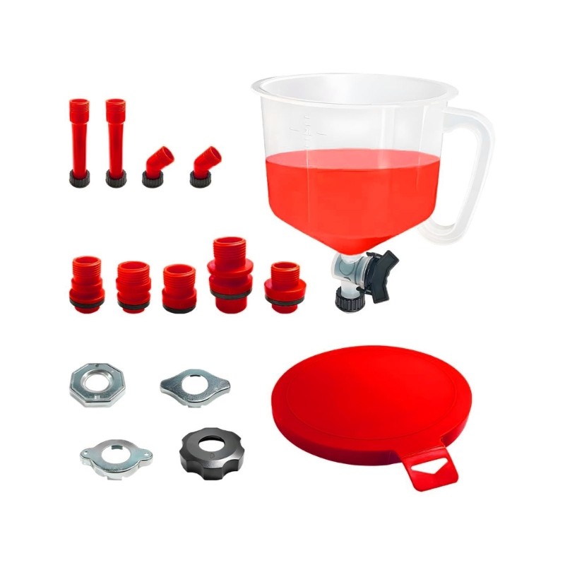 Complete 15 Component Automotive Coolant Dispenser System With Managed Flow Feat