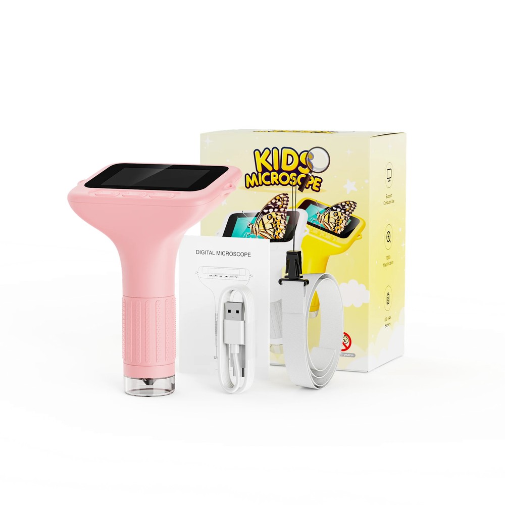 3.0-Inch Microscope 1080P Digital Microscope 2MP Portable Handheld Microscope