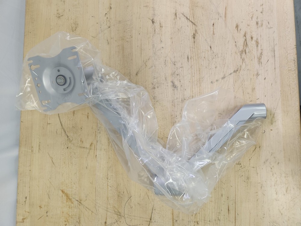 Workrite WA1000-C-S Willow Flat Panel Arm Clamp Base, Silver