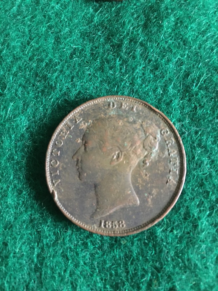 Victorian penny 1858