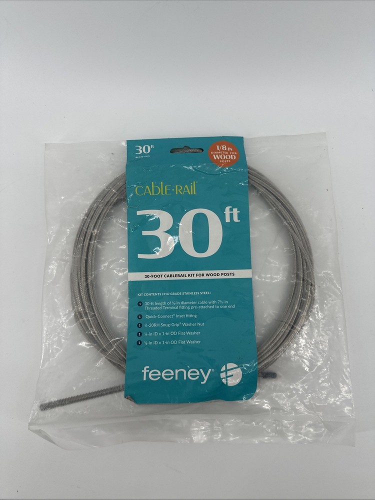 30ft Cablerail Kit For Wood Posts
