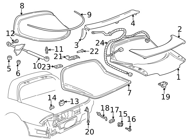 Genuine GM Ignition Key 26019392