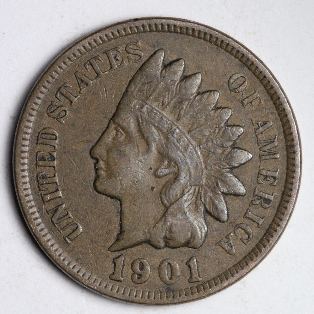 1901 Indian Head Cent Penny  E174 T