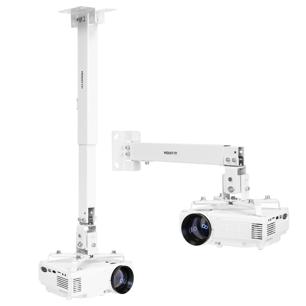 Mount-It! Full Motion Projector Wall & Ceiling Mount