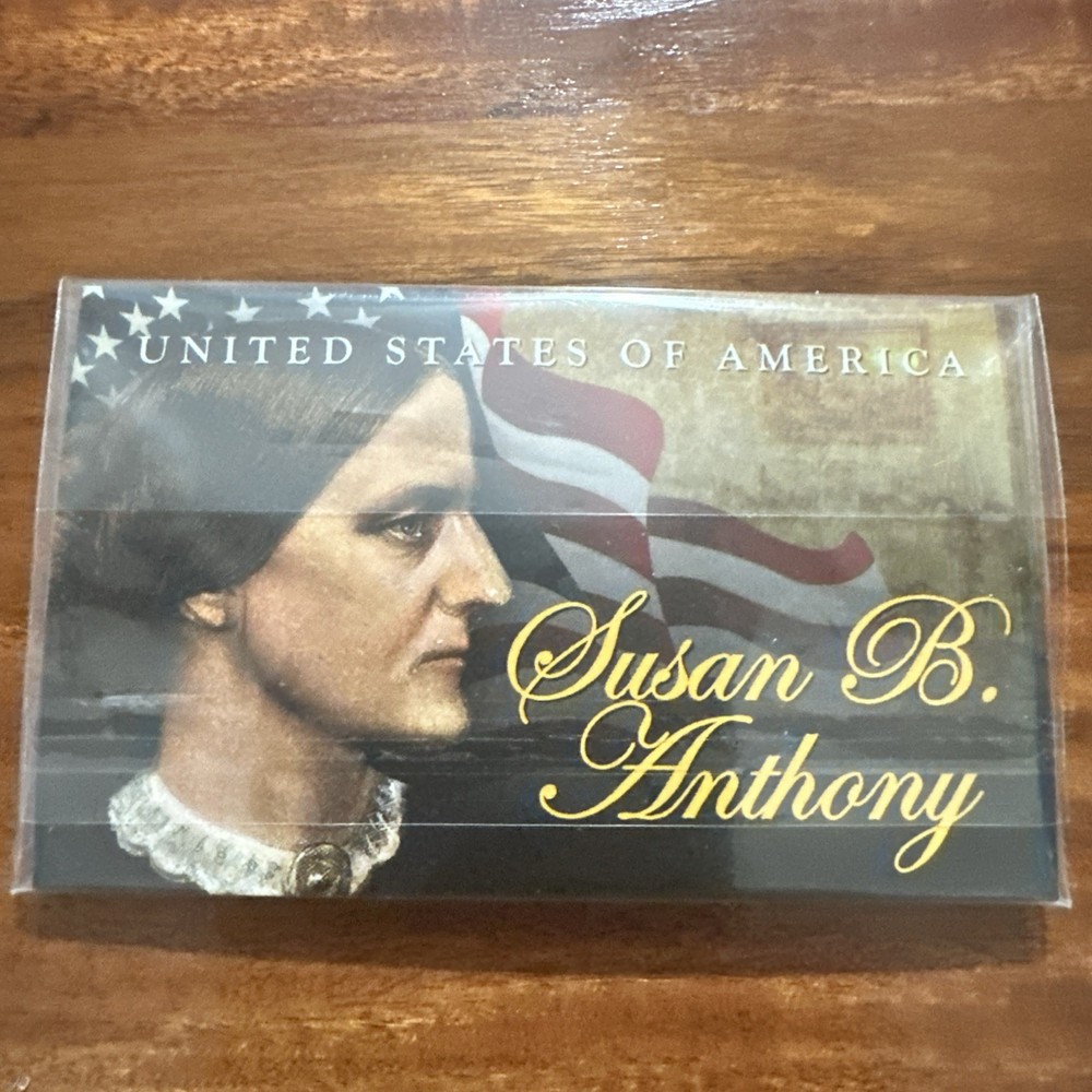 BU Colorized Susan B Anthony Dollar-both sides colorized