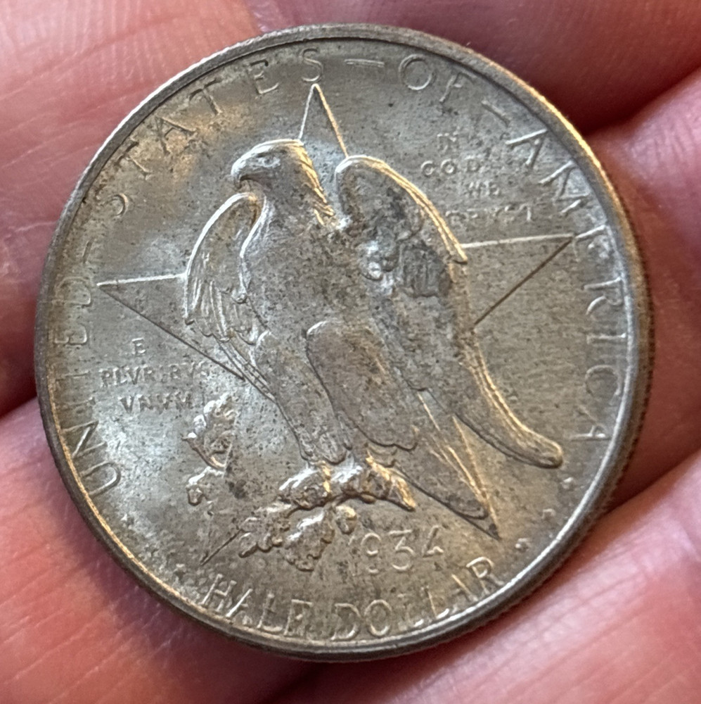1934 Texas Commemorative Silver Half Dollar
