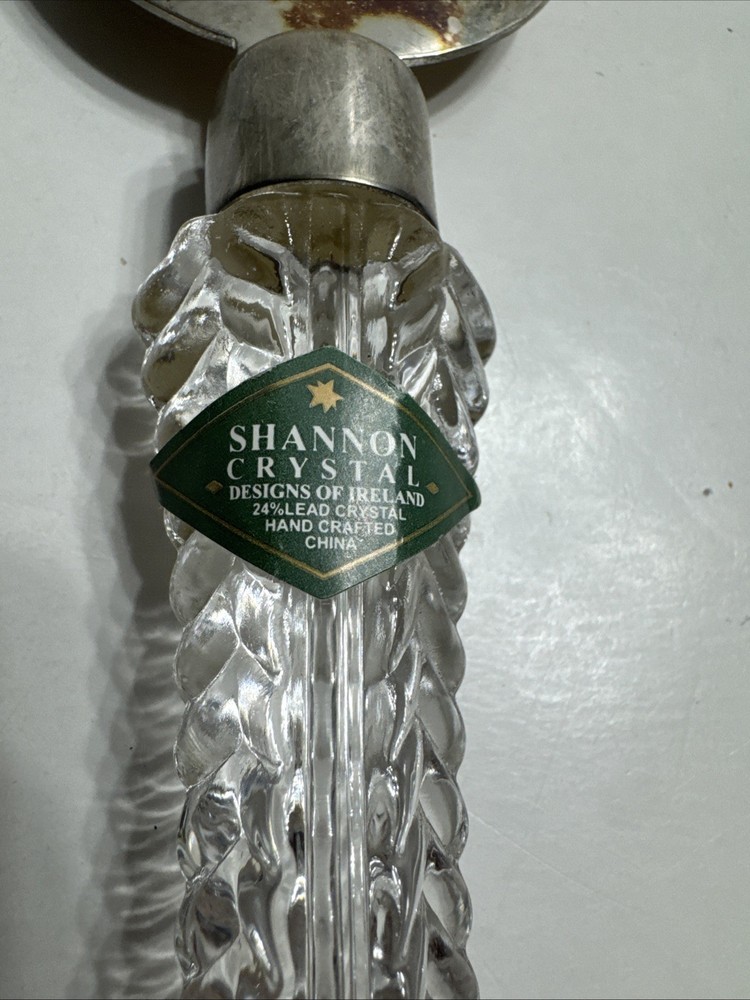 Vintage Godinger Shannon Crystal cake server