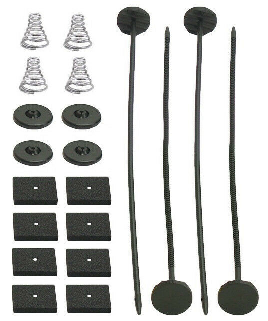 2-Pack Universal Electric Radiator Fan Mounting Kit–Include Zip Tie, Straps&Tabs
