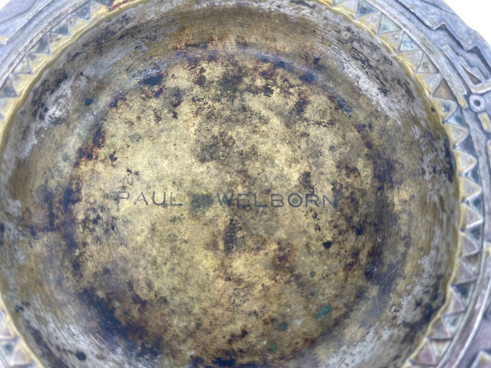 Vintage Siam Aztec Mayo Ashtray 7"