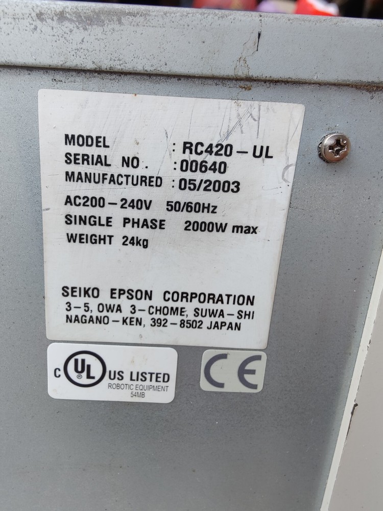 Seiko Epson RC420-UL Robot Controller