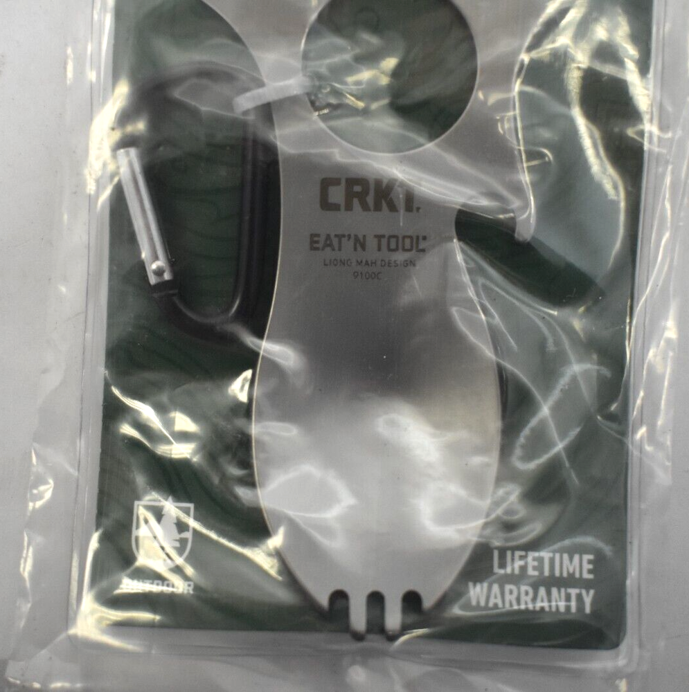 CRKT Eat'N Tool 92100C Spoon Fork Multi-Tool Camping Hiking Lightweight Pack