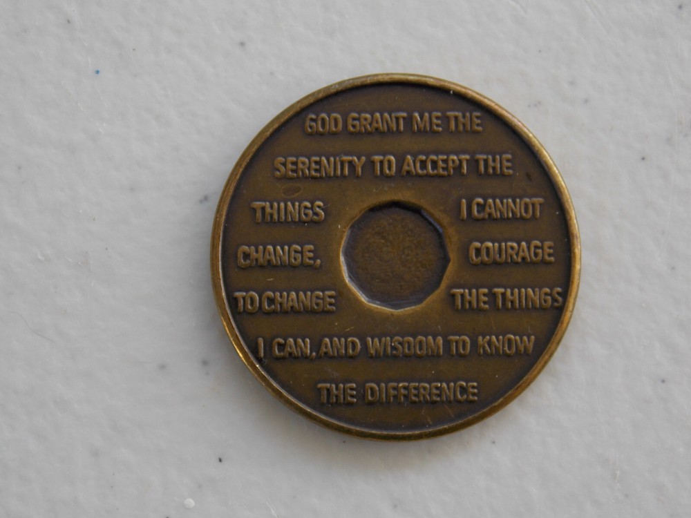 Alcoholics Anonymous - Medallion Chip Coin Token - 8 years