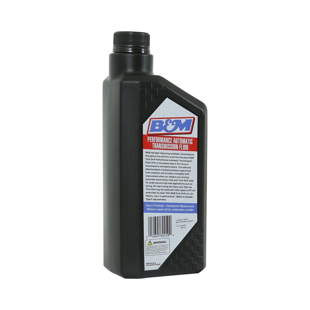 80259 B&M Trick Shift Automatic Transmission Fluid - 1 Quart Bottle