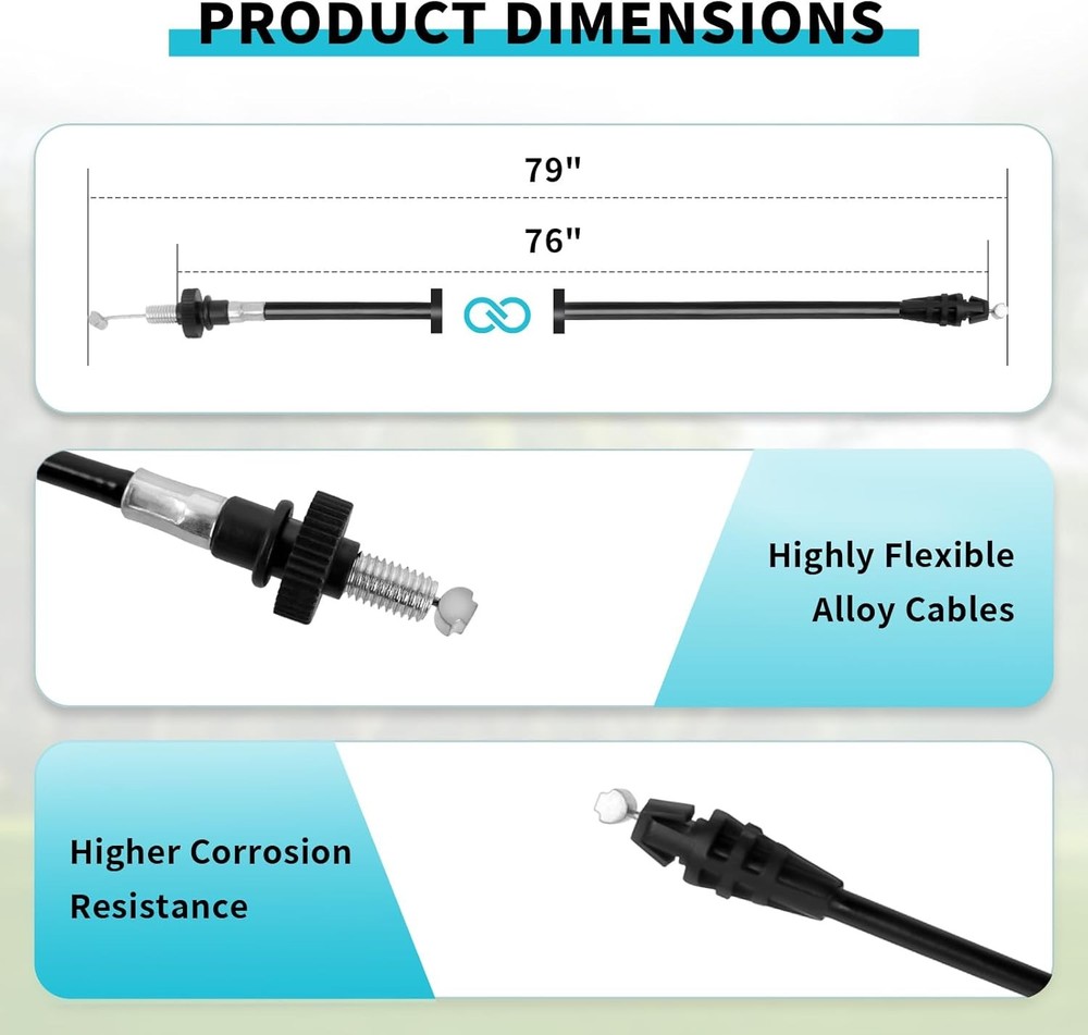 946-04655A Speed Selector Cable, 746-04655A Drive Control Cable Compatible...