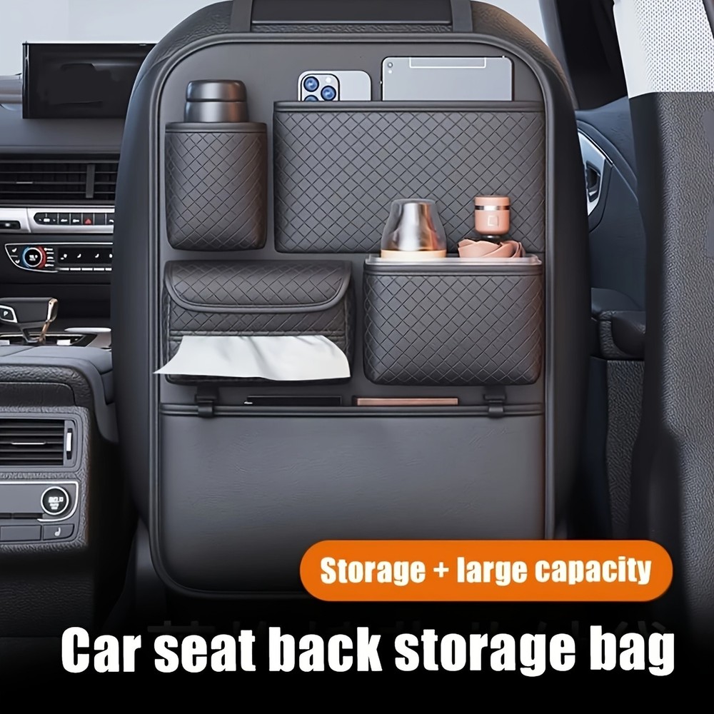 Car Seat Back Organizer - Multifunctional Storage for Car Essentials