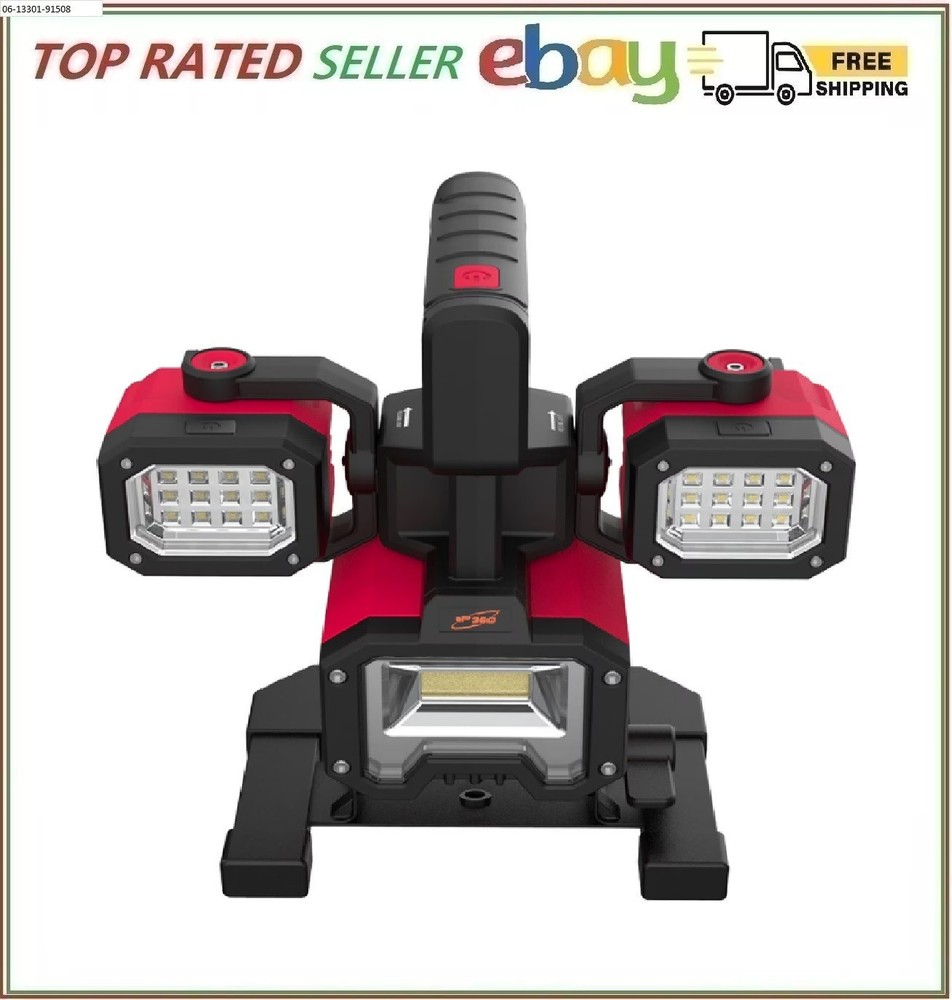SIRIUS 2000 Lumens Rechargeable LED Worklight and Spotlight