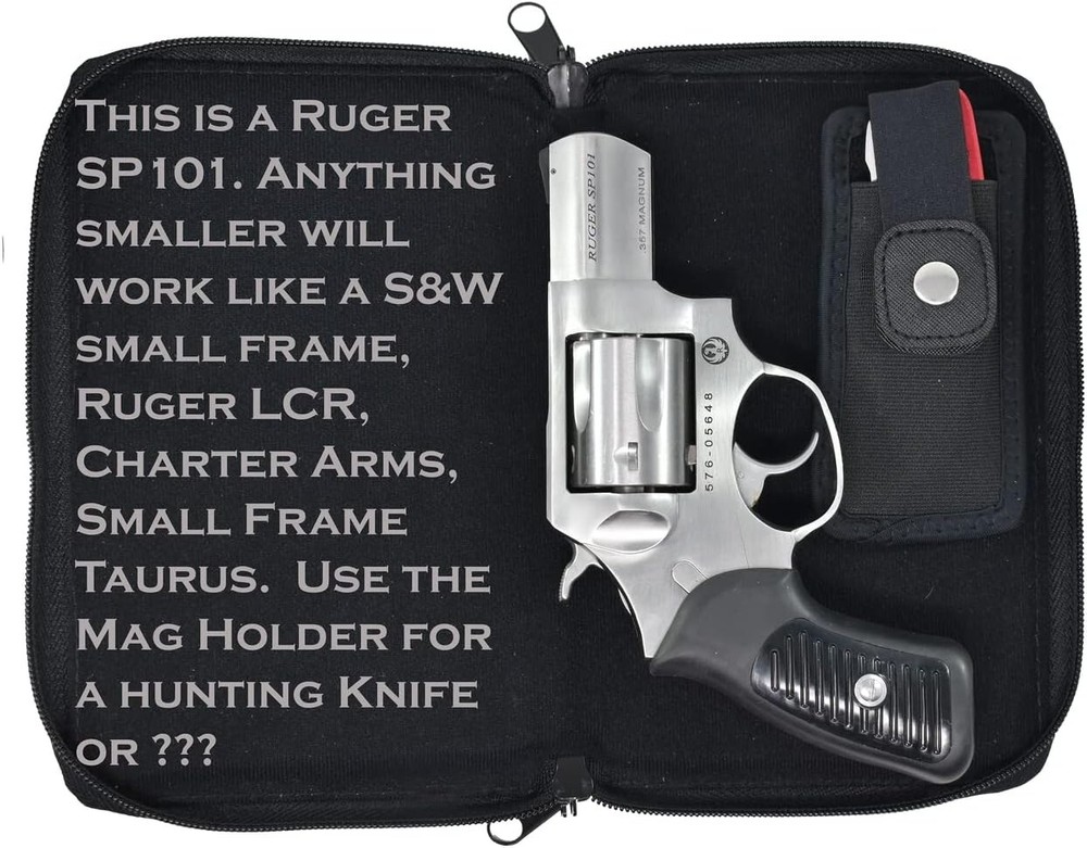 Garrison Grip Leather CCW Day Planner Gun Case Fits Compact & Subcompact Guns PP