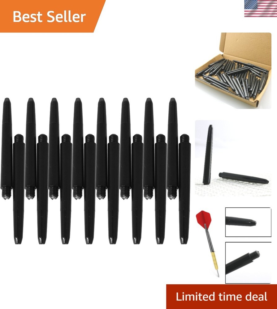 50PCS Medium-Length Plastic Dart Stems with 2BA Screw Thread - Quality Assured