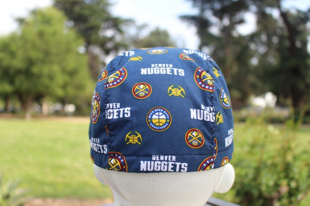 cycling cap DENVER NUGGETS handmade in USA