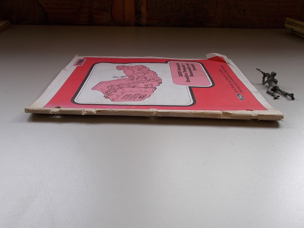 1986 Ford AXOD Automatic Overdrive Transaxle Training Guide Book Manual