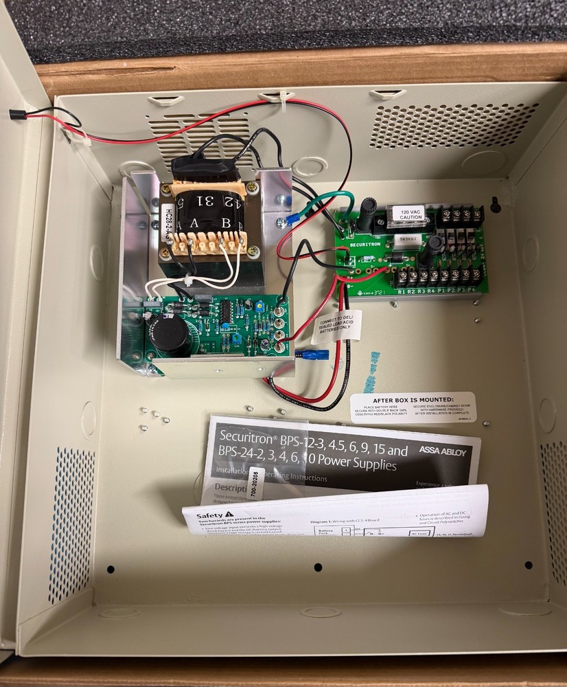 Securitron BPS Power Supply BPS-24-2. NIB.