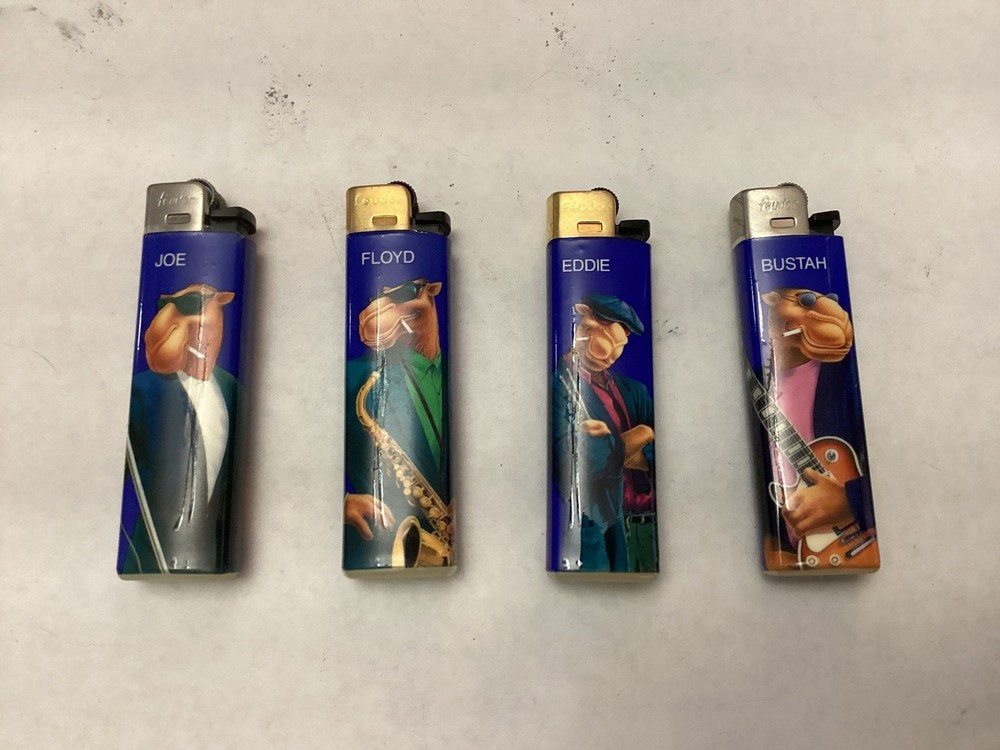 4 CAMEL LIGHTERS