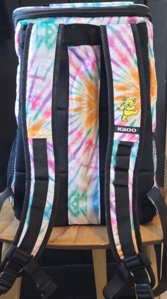 NWT Grateful Dead Backpack 24 Can Daytripper Igloo Cooler Tie Dye New