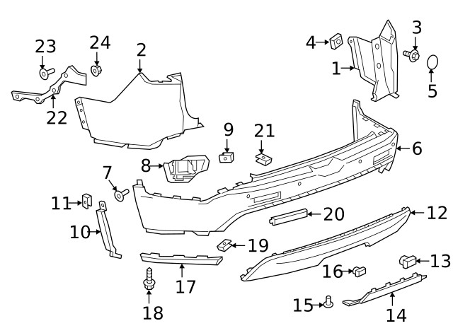 Genuine GM Lower Cover 84856644