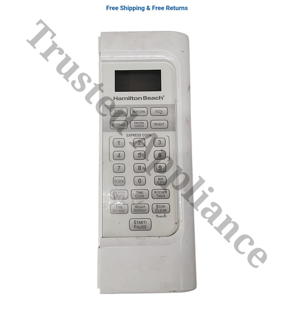 Hamilton Beach Microwave Control Panel Console WG120348 WHITE