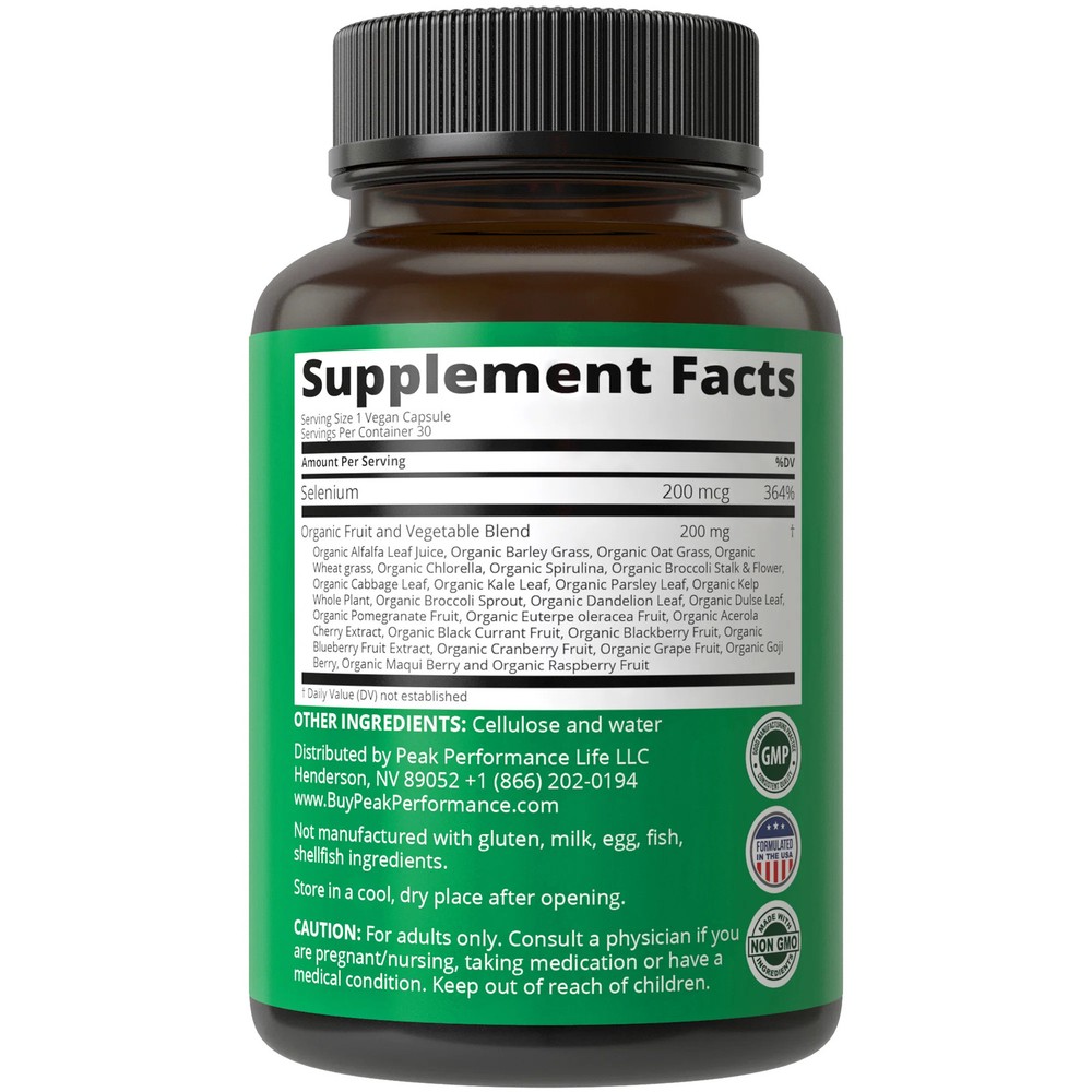 Raw Whole Food Selenium