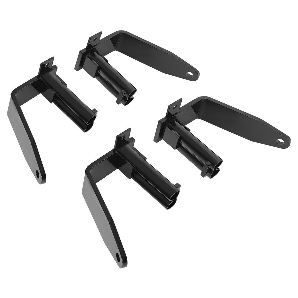 4pcs Black Powder Coated Camper Tie Down For RV Truck Camper