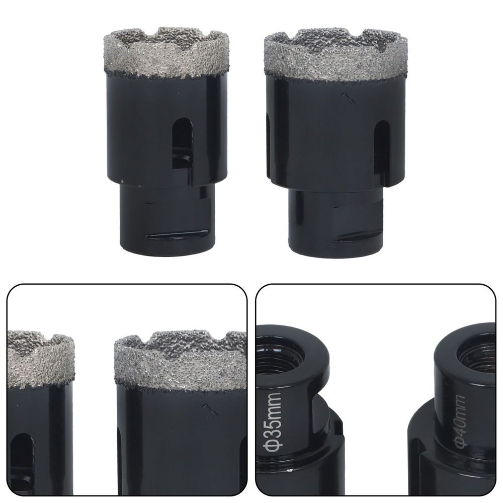 9 Pcs M14 Thread 6 - 68mm Kit Tool Diamond Drilling Bit Set Ceramic Marble Tile