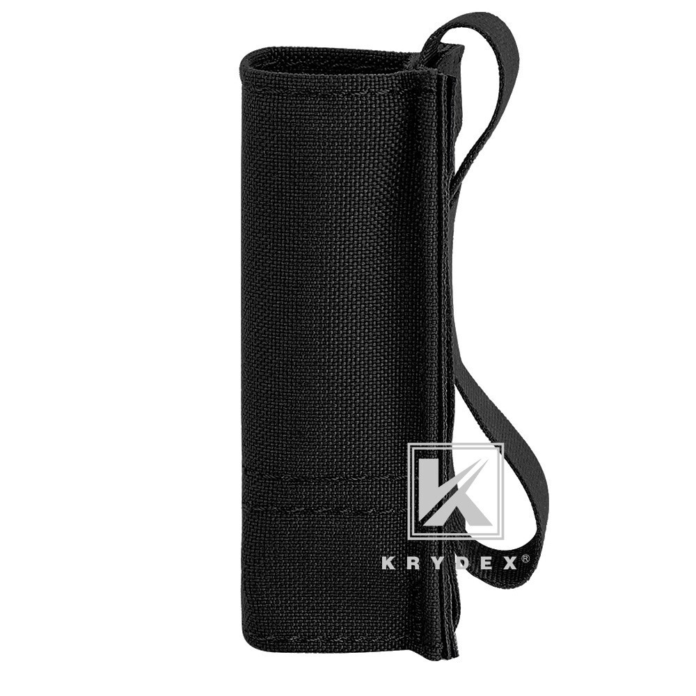 KRYDEX Tactical Double Stack Pistol Single Mag Pouch Belt / MOLLE Mounted Black