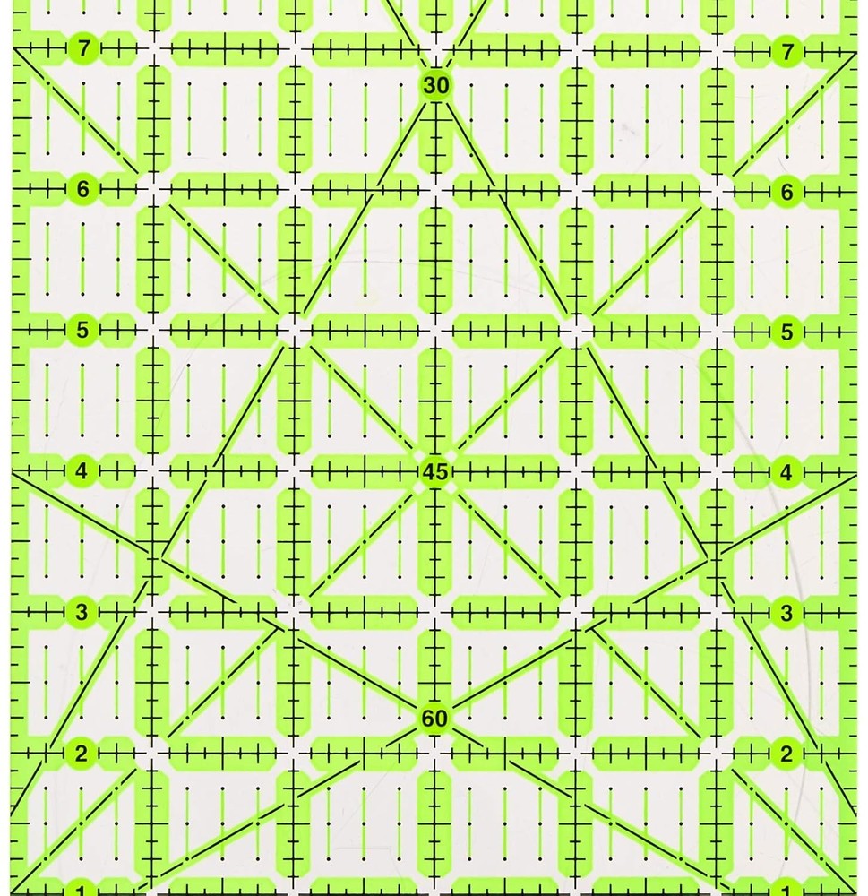 6" x 24" Non-Slip Rectangle Quilting Ruler by